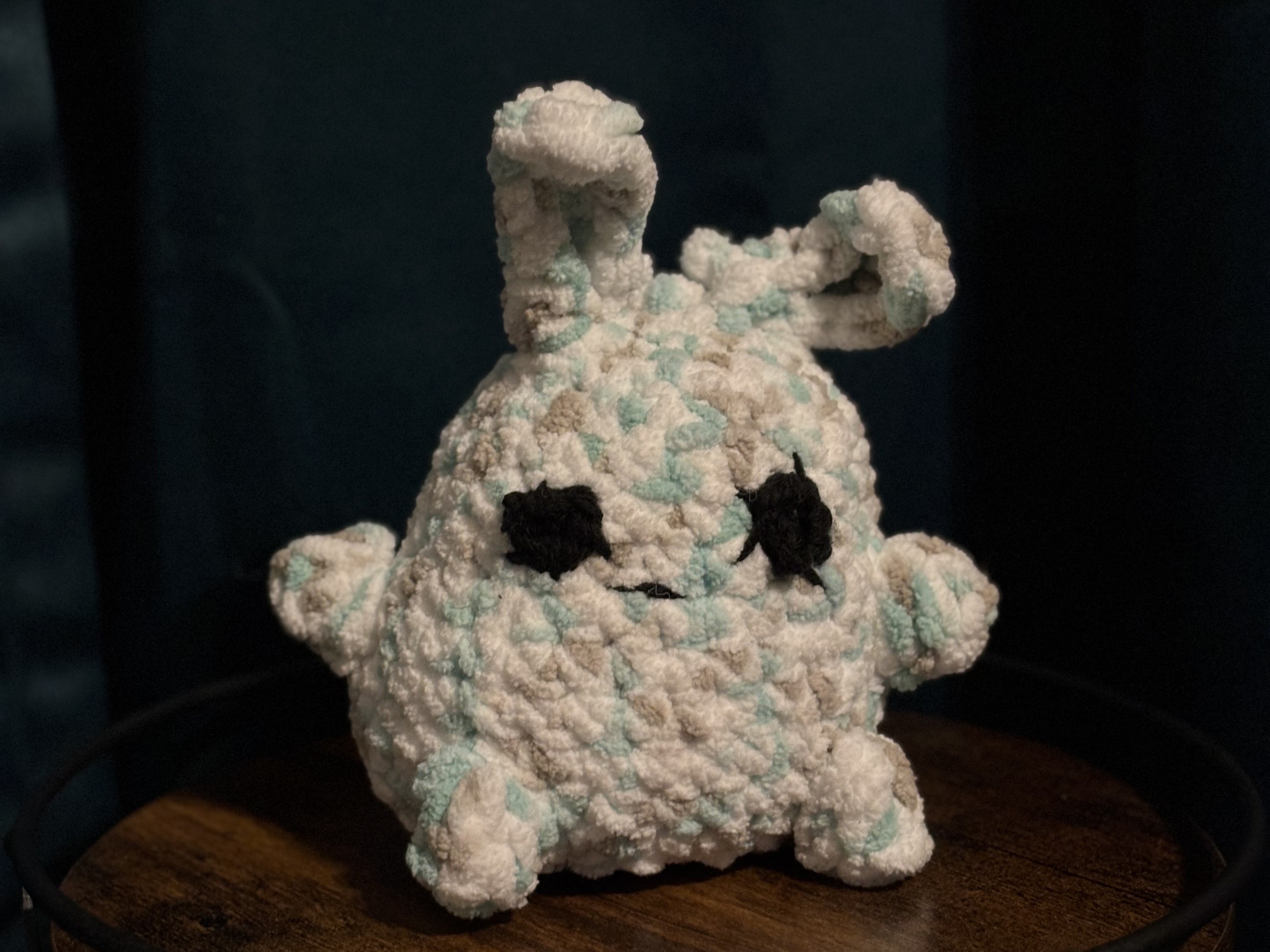 Crocheted Evil Bunny Plushie