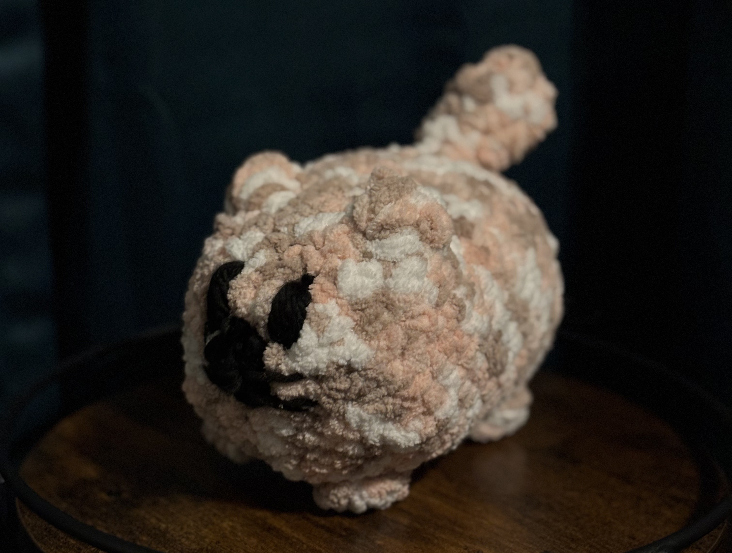 Crocheted Loaf Cat Plushie